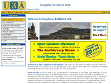 Tablet Screenshot of congletonu3a.org.uk